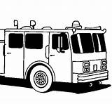 Fire Engine Coloring Coloringcrew Gif sketch template