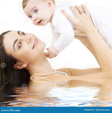 baby  mama stock photo image  attractive infant