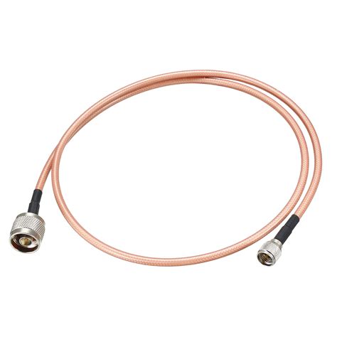 loss rf coaxial cable connection coax wire rg   male  mini uhf male cm pcs