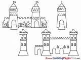 Coloring Towers Pages Sheet Title sketch template