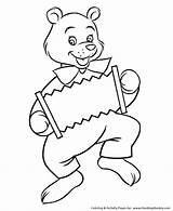 Coloring Pre Pages Kids Bear Kindergarten Honkingdonkey Dancing Color Sheets Printable Activity Fun Print Drawing Students Library Popular Insertion Codes sketch template