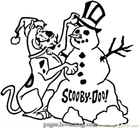 coloring pages scooby doo christmas  images christmas coloring