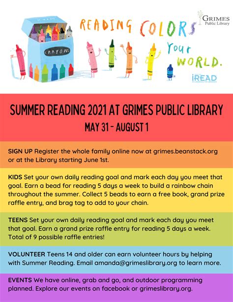 dcg ebackpack grimes library summer reading programs