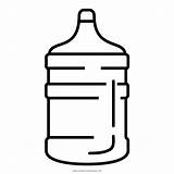Botella Gallon Garrafa Ausmalbilder Wasserflasche Flasche Pinclipart Ultracoloringpages sketch template