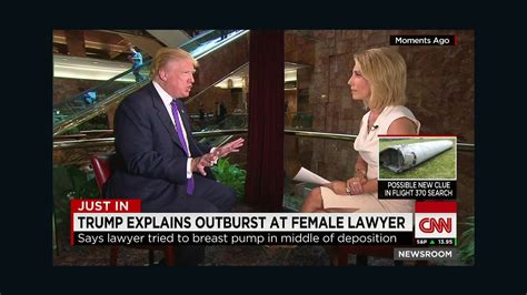 Trump Explains Outburst At Female Lawyer Cnn Video