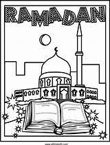 Masjid Coloring Pages Getdrawings sketch template