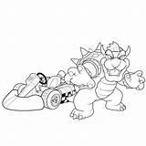 Mario Kart Coloring Pages Getcolorings Printable sketch template