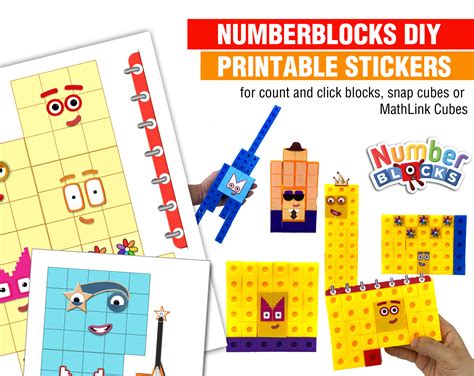 numberblocks printables