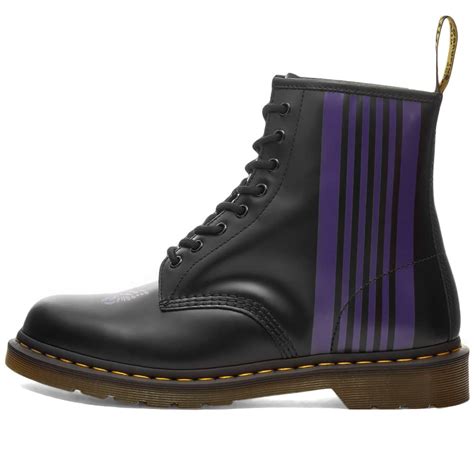 dr martens  needles  remastered boot black purple  au