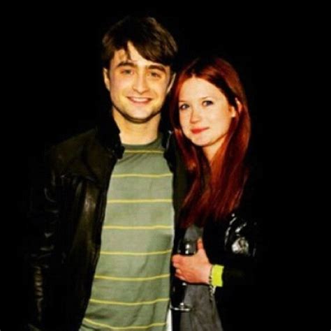 Bonnie Wright And Daniel Radcliffe Aww Imagine If They Were A Real