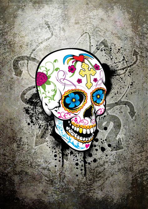 sugar skull  plaedien  deviantart