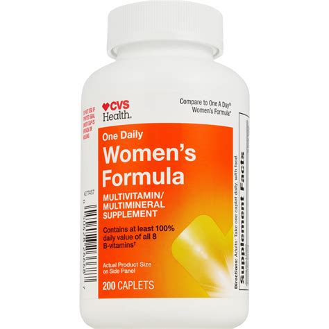 Cvs Health One Daily Women S Formula Multivitamin Multimineral