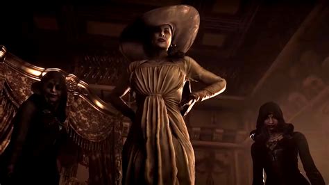 resident evil 8 s giant woman is named lady dimitrescu she s put the