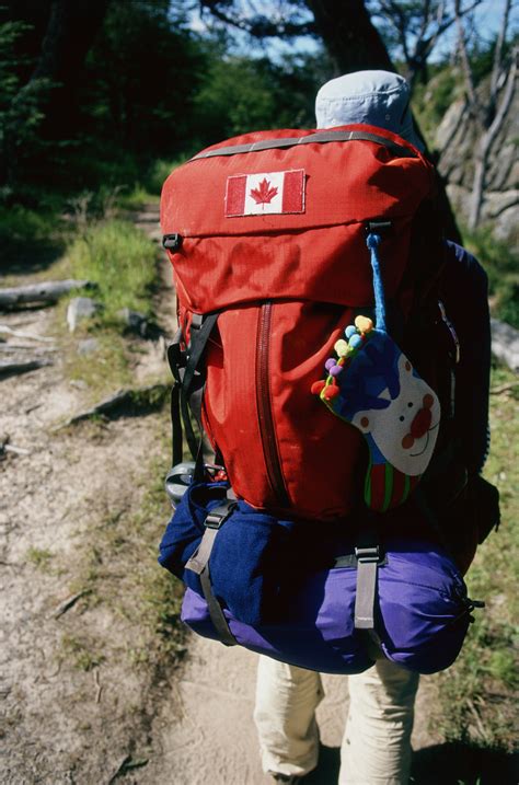 canadians wear  flag   backpacks   americans