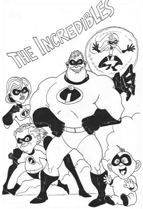 printable incredibles coloring pages printable templates