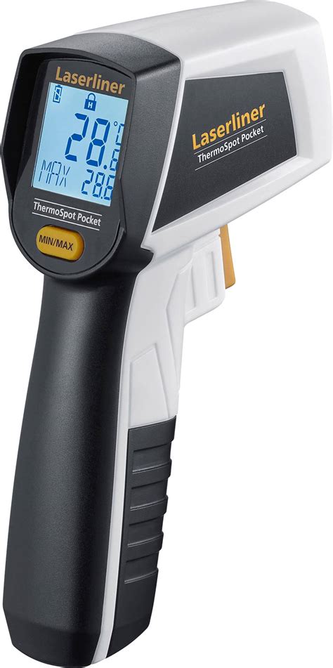 laserliner thermospot pocket infrarood thermometer optiek   tot   conradnl