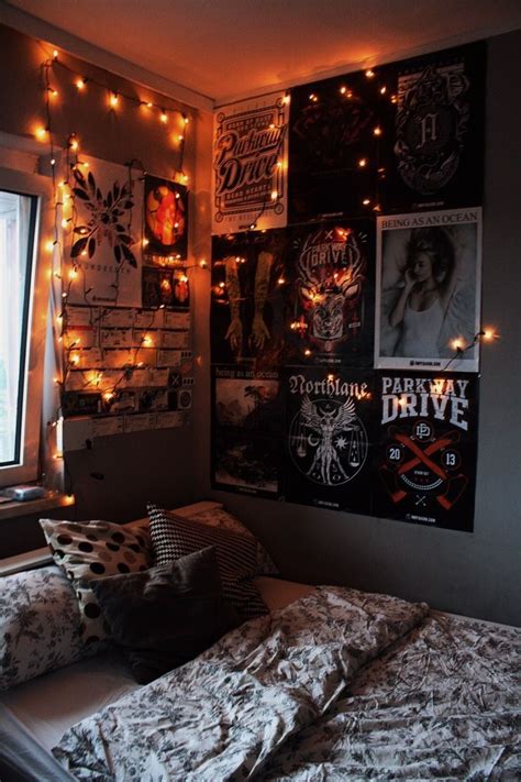 konsep  goth aesthetic bedroom