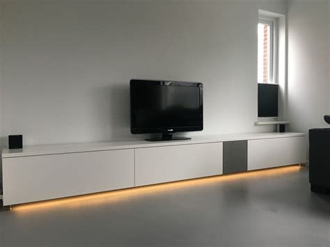 wit tv meubel op maat met verlichting wwwzuilenopmaatnl witte tv meubels meubelen op maat