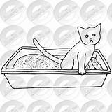 Litter Cat Watermark Register Remove Login Clipart sketch template