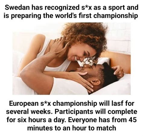 Ak47 On Twitter The First European Sex Championship Will Be Held On