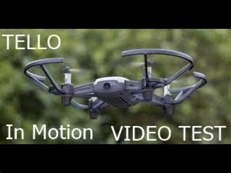 dji tello drone video test youtube