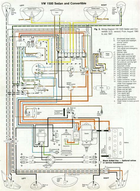thesamba  type  wiring diagrams   vw beetle diagram vw super beetle vw beetles