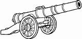 Coloring Pages Cannon Printable Clip Clipart Cannons Color Military Miscellaneous Cliparts Printablecoloringpages sketch template