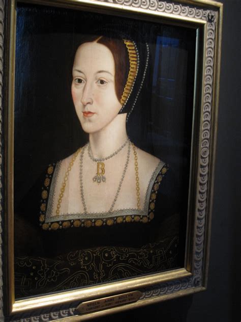 portrait  anne hangs  hampton court palace anne boleyn tudor history tudor era