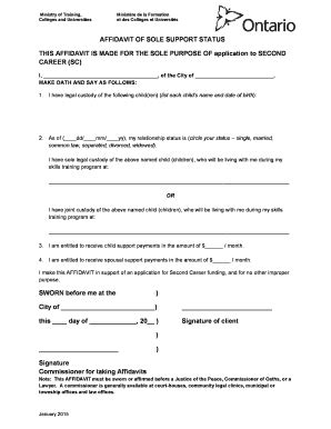 printable affidavit  relationship sample letter forms
