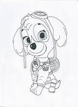 Paw Patrol Skye Coloring Pages Sky Print Sheets Deviantart Outfit Sport Clipart Color Printable Drawing Azcoloring Getcolorings Template Popular Library sketch template