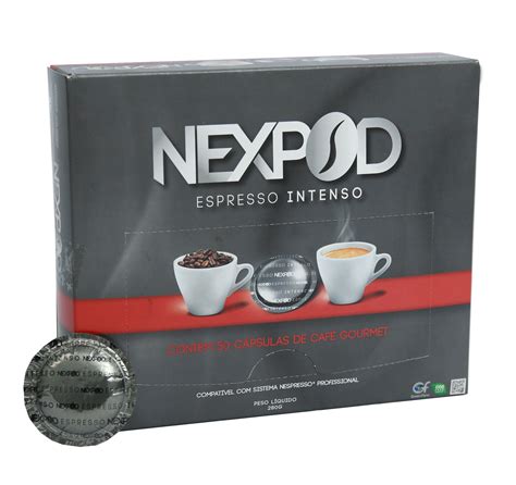 capsulas de cafe gourmet nespresso profissional nexpod cafe sache brik nexpod
