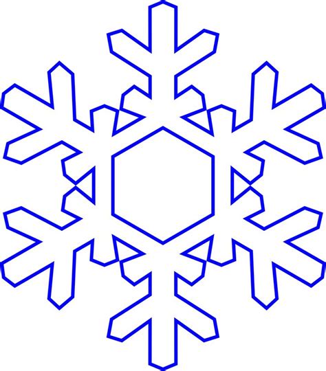snowflake outline clipartsco snowflake coloring pages snowflake
