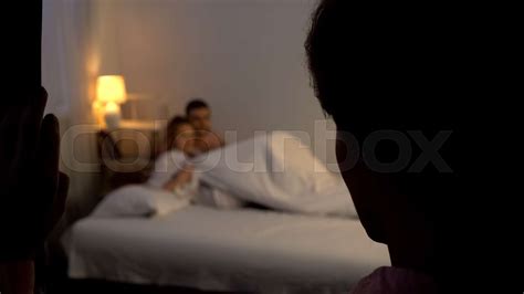 Lady Discovers Husbands Infidelity Man With Mistress In Bed Secret