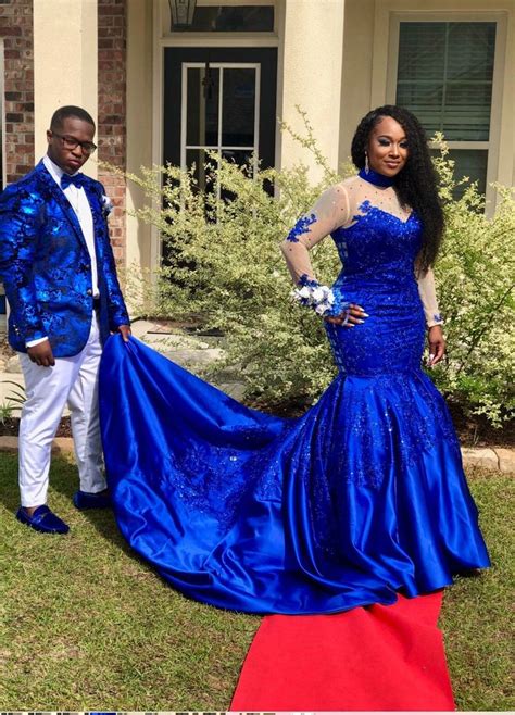 pin by queen pin on prom drip blue wedding dress royal long tight
