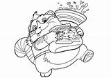 44 Cats Coloring Pages Cat Polpetta Printable Eating Youloveit sketch template