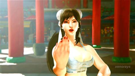 Chun Li Underwear Calvin Klein Cutscenes Fan Cam Street Fighter 6 4k