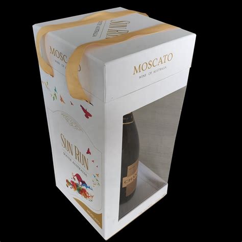 Luxury Cardboard Two Bottle Wine T Box With Pvc Window