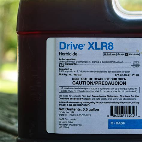 drive xlr herbicide   crabgrass killer   market lawn  pest control supply