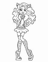 Coloring Pages Horrors Little Shop Monster High Template sketch template