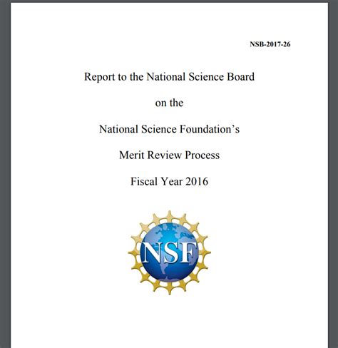 nsf s merit review report is now available all images nsf national