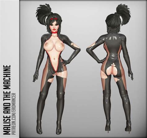 Adult Pc Rpg Malise And The Machine Concept Art Ecchi