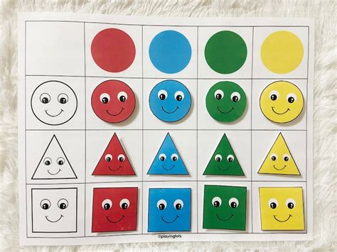 colors sorting  size sorting activity printable toddler etsy