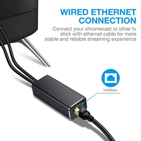 usb  power  rj ethernet adapter  chromecast ultra google fire tv stick ebay