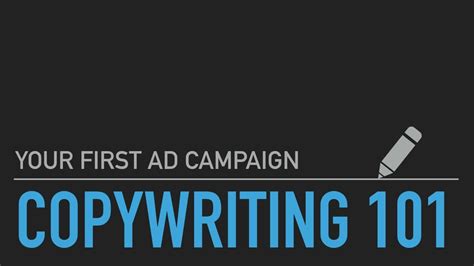 Copywriting 101 Crafting Your First Ad Campaign Heather Baldock