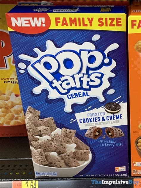 spotted kellogg s pop tarts frosted cookies and creme cereal the
