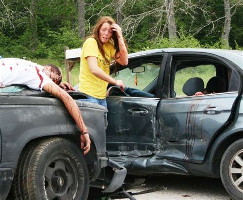 show me pictures of car crashes records show complaints about driver