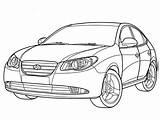 Hyundai Coloring Onlinecoloringpages sketch template