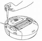 Roomba Irobot Spinning Brush Properly sketch template