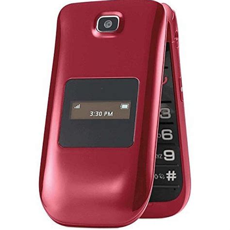 Consumer Cellular Cc101 Red 101 Cell Phone Red