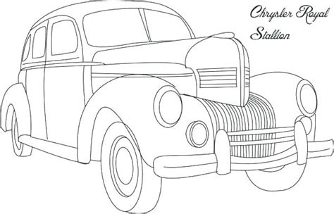 vintage car coloring pages  getcoloringscom  printable